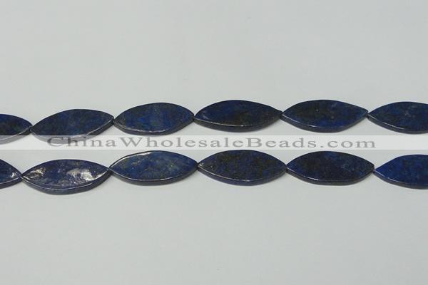 CNL1295 15.5 inches 17*44mm marquise natural lapis lazuli beads