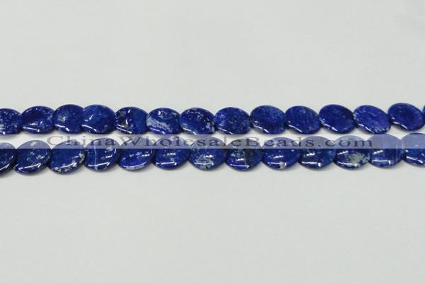 CNL1302 15.5 inches 20mm flat round natural lapis lazuli beads