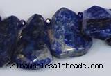 CNL1610 Top drilled 20*28mm - 25*35mm freeform lapis lazuli beads