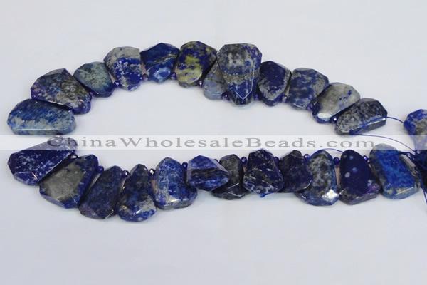 CNL1610 Top drilled 20*28mm - 25*35mm freeform lapis lazuli beads