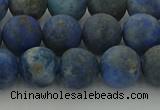 CNL1653 15.5 inches 10mm round matte lapis lazuli beads wholesale