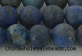 CNL1654 15.5 inches 12mm round matte lapis lazuli beads wholesale
