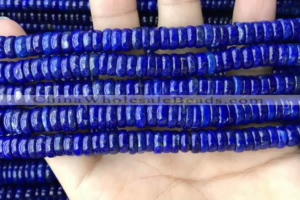 CNL1694 15.5 inches 3*8mm - 4*8mm rondelle lapis lazuli beads