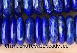 CNL1698 15.5 inches 3*10mm - 4*10mm rondelle lapis lazuli beads