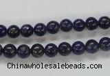 CNL206 15.5 inches 6mm round natural lapis lazuli beads wholesale