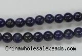 CNL206 15.5 inches 6mm round natural lapis lazuli beads wholesale