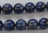 CNL218 15.5 inches 12mm round natural lapis lazuli beads wholesale