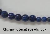 CNL233 15.5 inches multi-size round natural lapis lazuli beads wholesale