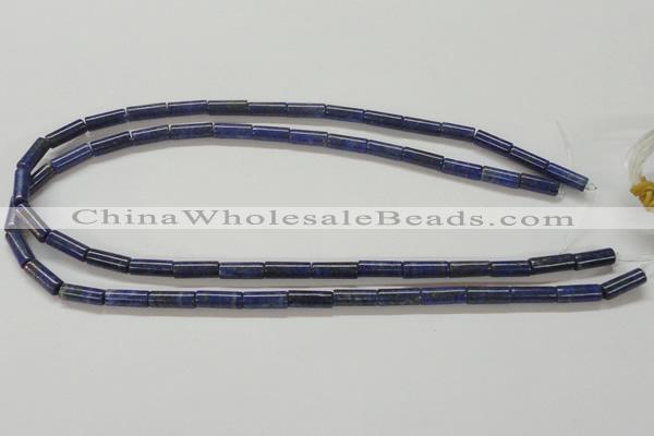 CNL236 15.5 inches 5*12 column natural lapis lazuli beads wholesale