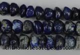 CNL436 15.5 inches 7*9mm bread natural lapis lazuli gemstone beads