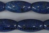 CNL445 15.5 inches 15*30mm rice natural lapis lazuli gemstone beads