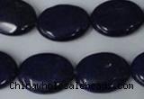 CNL484 15.5 inches 15*20mm oval natural lapis lazuli gemstone beads