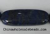 CNL489 15.5 inches 18*48mm oval natural lapis lazuli gemstone beads