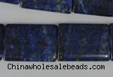 CNL546 15.5 inches 18*25mm flat tube natural lapis lazuli gemstone beads