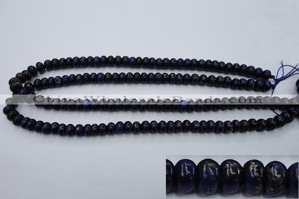 CNL611 15.5 inches 5*8mm rondelle natural lapis lazuli gemstone beads