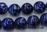 CNL717 15.5 inches 14mm round natural lapis lazuli gemstone beads