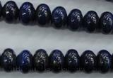 CNL864 15.5 inches 8*12mm rondelle natural lapis lazuli gemstone beads