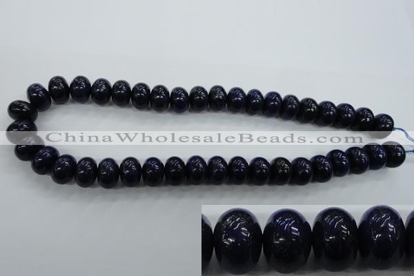 CNL865 15.5 inches 10*14mm rondelle natural lapis lazuli gemstone beads