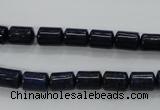 CNL882 15.5 inches 7*9mm tube natural lapis lazuli gemstone beads