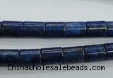 CNL886 15.5 inches 8*10mm tube natural lapis lazuli gemstone beads