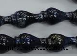 CNL918 15.5 inches 13*22mm vase-shaped natural lapis lazuli beads