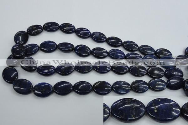 CNL944 15.5 inches 15*20mm oval natural lapis lazuli gemstone beads