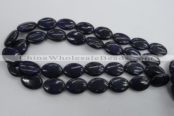 CNL945 15.5 inches 18*25mm oval natural lapis lazuli gemstone beads