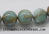 CNS04 16 inches 16mm round natural serpentine jasper beads wholesale