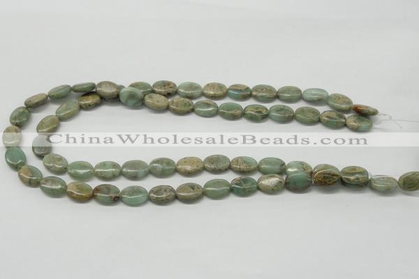 CNS11 16 inches 10*14mm oval natural serpentine jasper beads