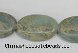 CNS243 15.5 inches 20*30mm oval natural serpentine jasper beads