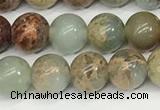 CNS331 15.5 inches 6mm round serpentine jasper beads wholesale