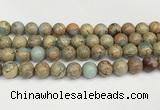 CNS334 15.5 inches 12mm round serpentine jasper beads wholesale