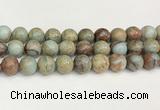 CNS336 15.5 inches 16mm round serpentine jasper beads wholesale