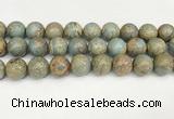 CNS337 15.5 inches 18mm round serpentine jasper beads wholesale