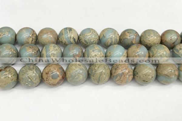 CNS338 15.5 inches 20mm round serpentine jasper beads wholesale