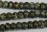 CNS510 15.5 inches 4*6mm rondelle natural serpentine jasper beads