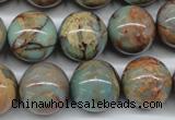 CNS67 15.5 inches 18mm round natural serpentine jasper beads