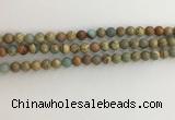 CNS701 15.5 inches 6mm round serpentine jasper beads wholesale