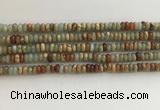 CNS712 15.5 inches 2*4mm rondelle serpentine jasper beads wholesale