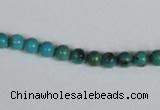 CNT01 16 inches 5mm round natural turquoise beads wholesale