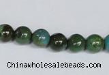 CNT05 16 inches 9mm round natural turquoise beads wholesale