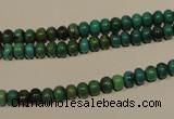 CNT110 15.5 inches 3*5mm rondelle natural turquoise beads wholesale