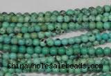 CNT201 15.5 inches 3mm round natural turquoise beads wholesale