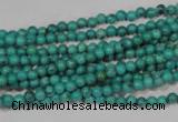 CNT202 15.5 inches 3mm round natural turquoise beads wholesale