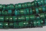 CNT219 15.5 inches 3*4mm – 4*5mm heishi natural turquoise beads