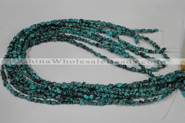 CNT240 15.5 inches 4*5mm - 5*8mm nuggets natural turquoise beads