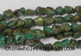 CNT242 15.5 inches 5*6mm - 6*10mm nuggets natural turquoise beads