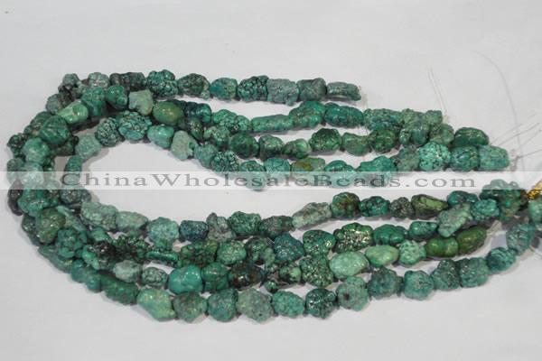 CNT247 15.5 inches 8*10mm - 13*18mm nuggets natural turquoise beads