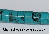 CNT26 16 inches 9*14mm wheel natural turquoise beads wholesale