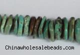 CNT30 16 inches multi-size natural turquoise chip beads wholesale